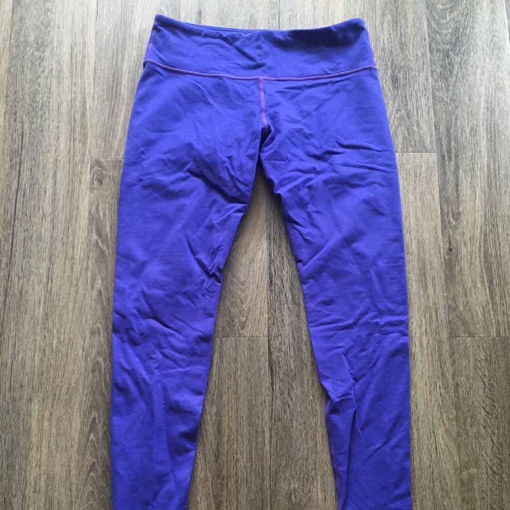 Lululemon Wunder Under *Denim Size 8 Purple